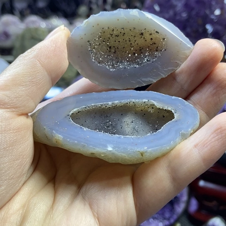 雨***后未镶嵌大型摆件（非配饰）紫晶清