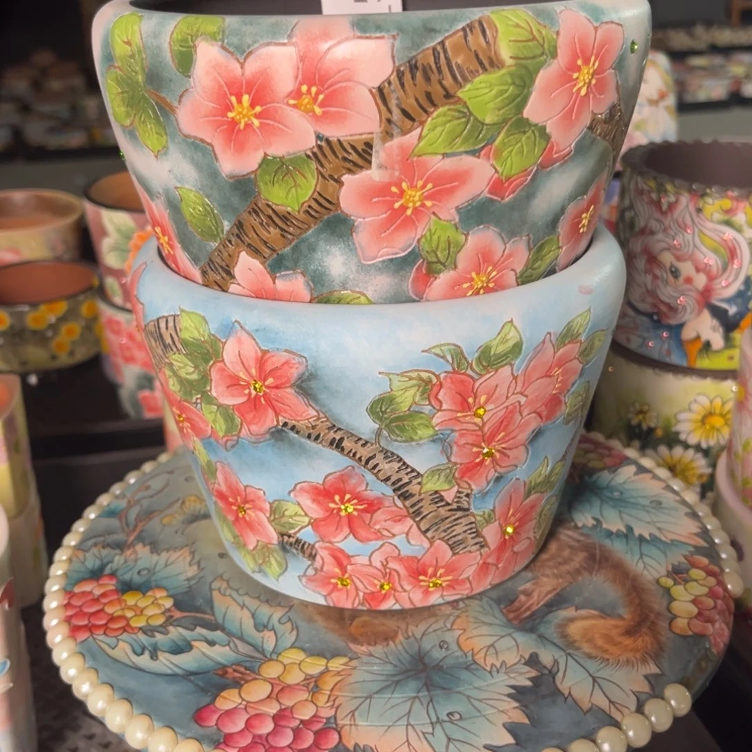 哇***哈549多肉花盆  2个