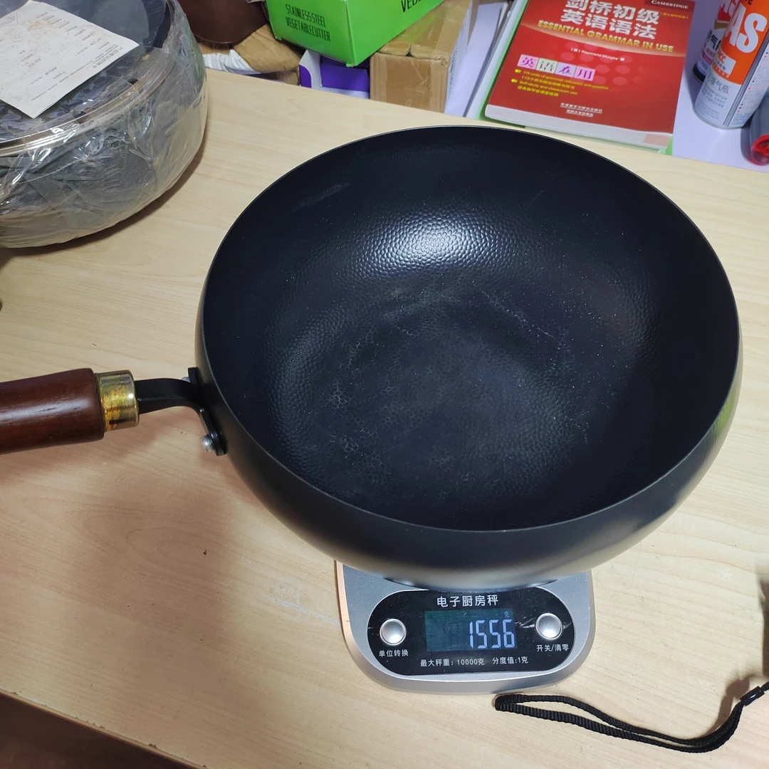 大肚铁锅（玻璃锅盖木质锅盖随机）