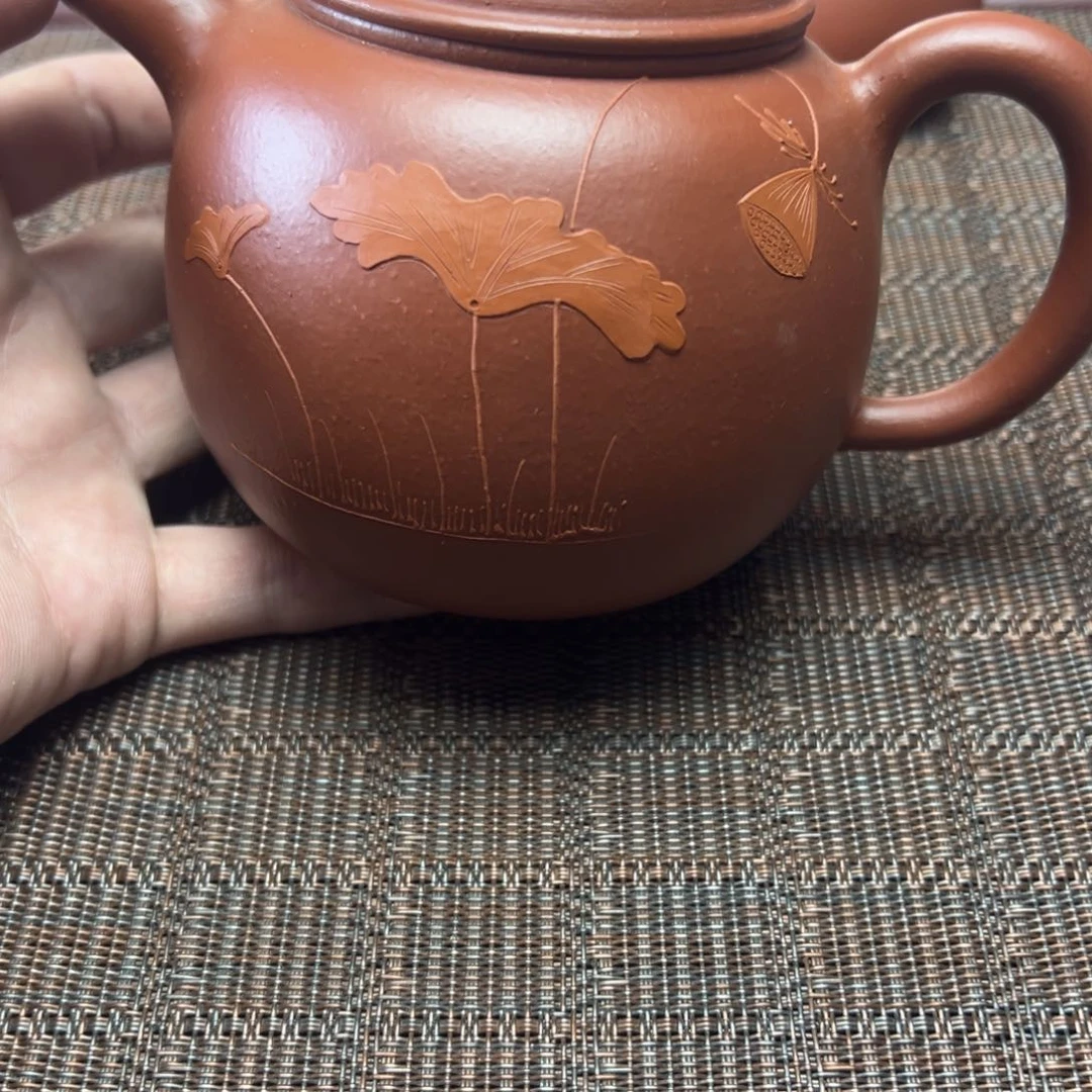 茶壶紫砂宜兴原矿紫砂壶400毫升容量