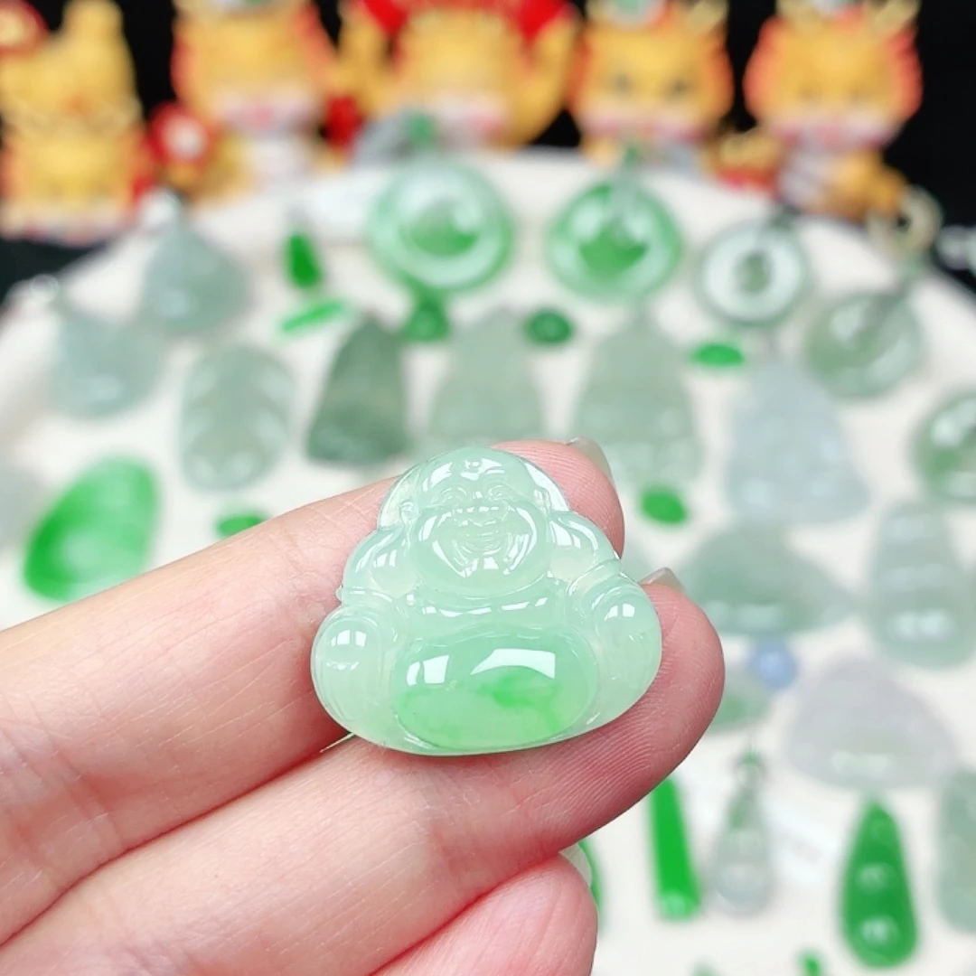 颈饰未镶嵌翡翠缅甸天然A货翡翠