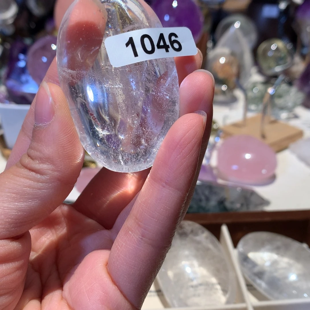 水晶手握未镶嵌嘟**?白水晶手握