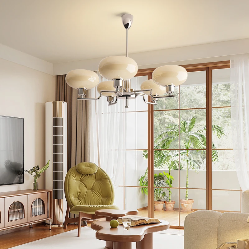 中古包豪斯吊灯高级感北欧新款大气灯具法式轻奢设计师款卧室主灯