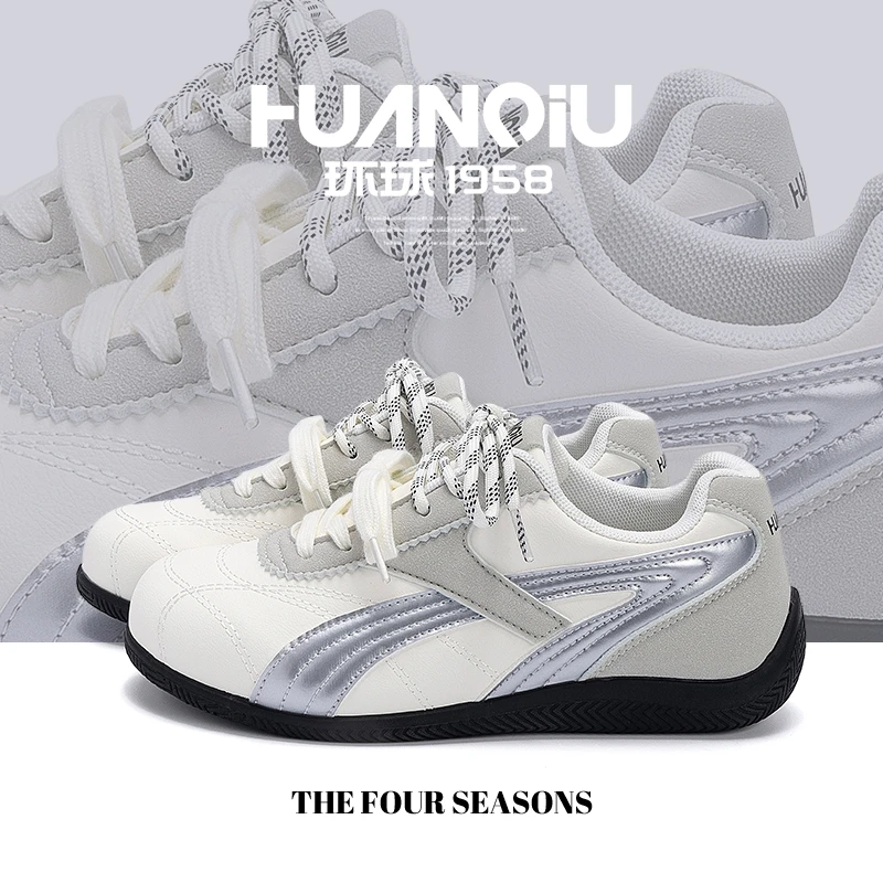 环球内增高德训鞋女鞋秋季2025新款设计感小众百搭运动休闲板鞋女