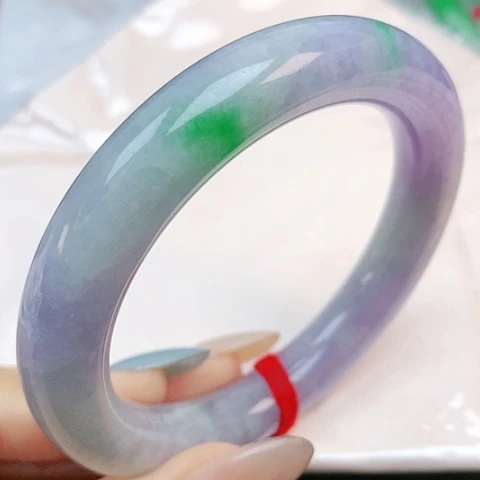 未镶嵌手镯翡翠55圆条882483