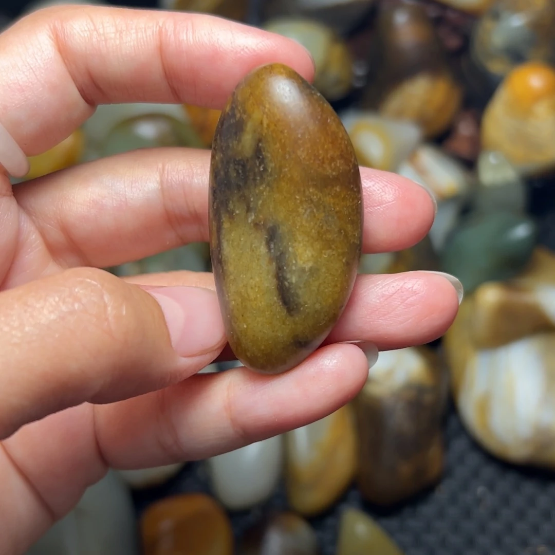 和田玉未镶嵌挂件大*68