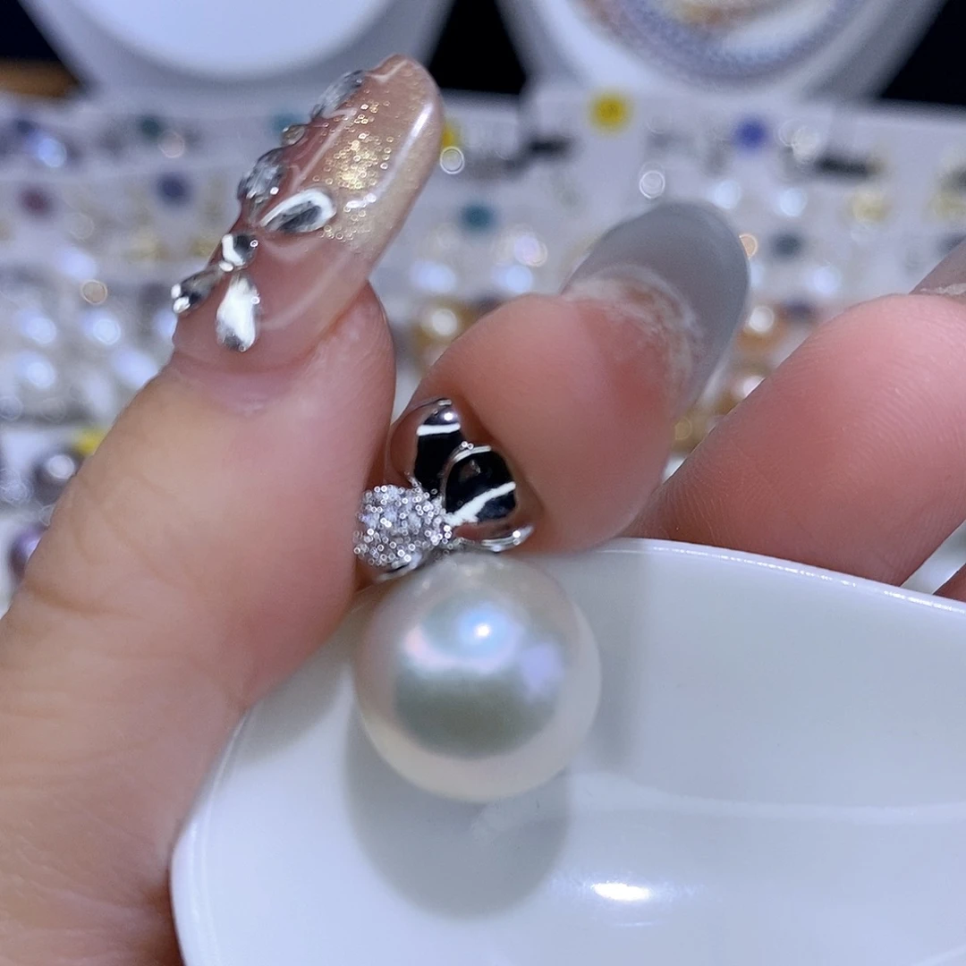 颈饰合金淡水珍珠