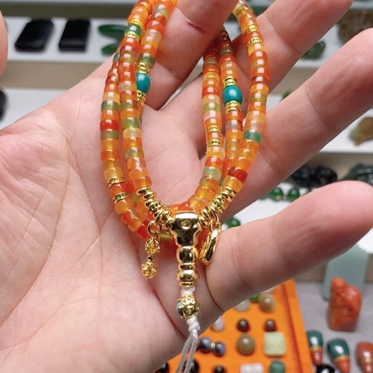 玛瑙/玉髓未镶嵌手链