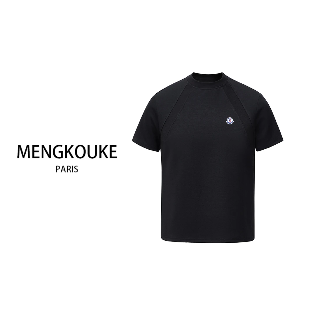 MENGKOUKE/【立体剪裁】夏季新款液氨太空棉短袖