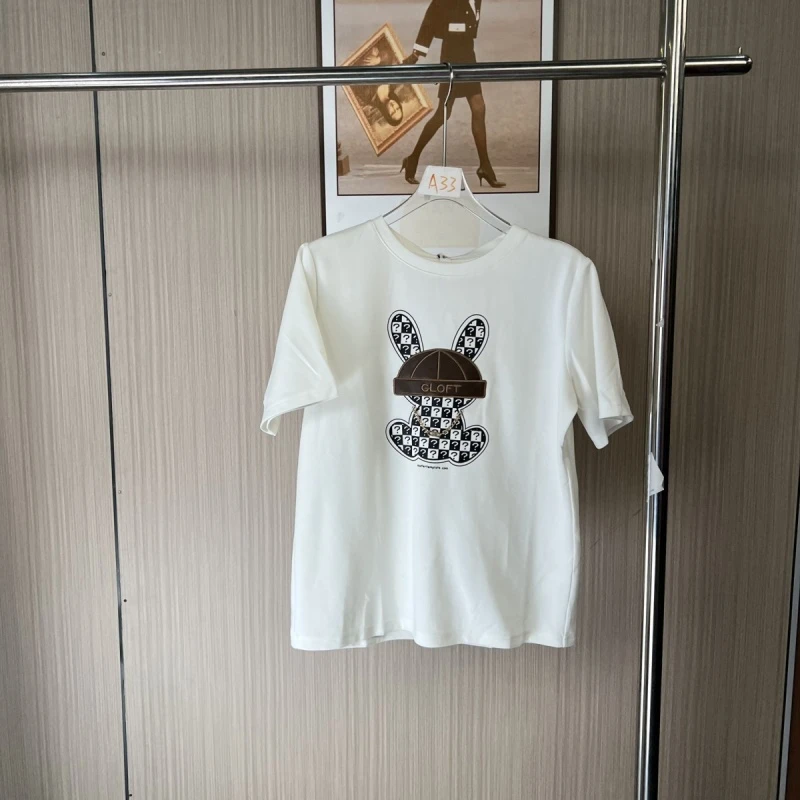 009撤柜GT夏季短袖大码新款印花女装显瘦T恤上衣宽松