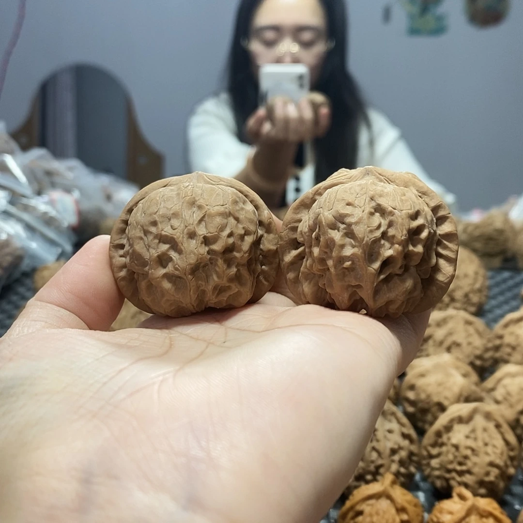 桃核吊坠达摩42+黄