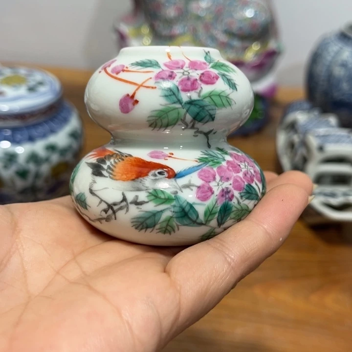 摆件陶扮**虎景德镇陶瓷艺术品