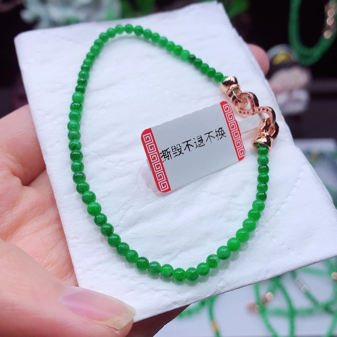 翡翠未镶嵌手链翡翠