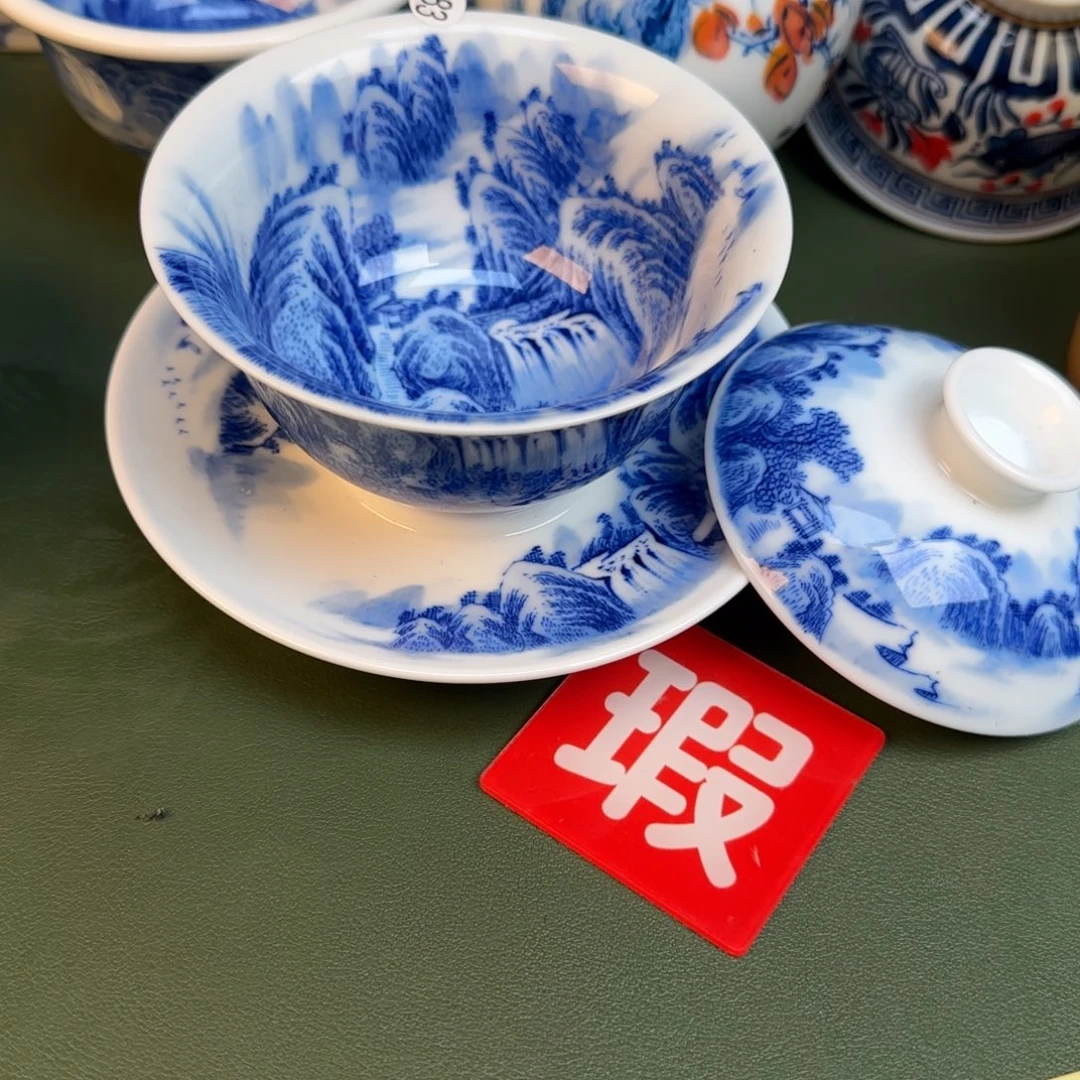 彦祖纯手工手绘茶具183