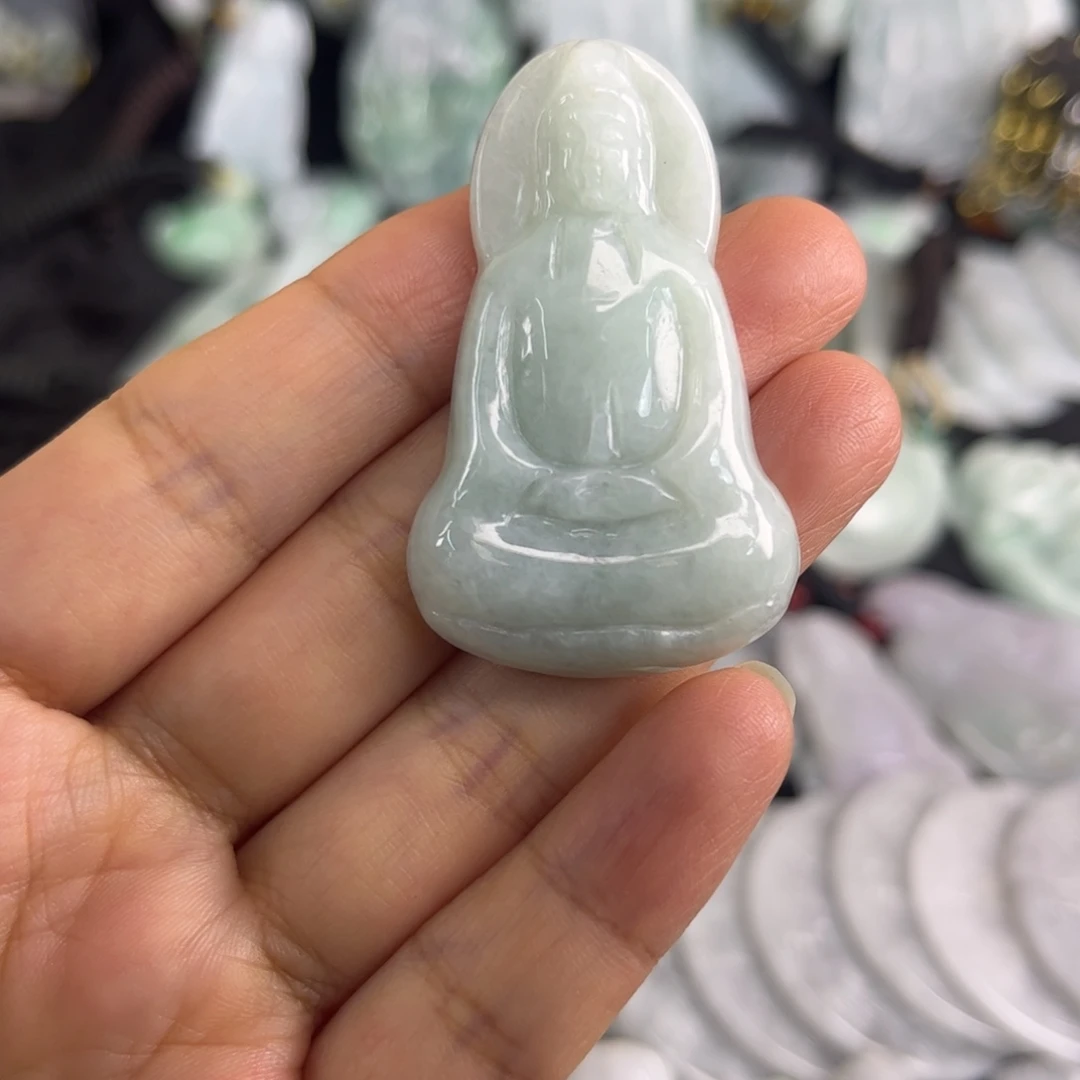 翡翠未镶嵌吊坠(不含链)瑕疵