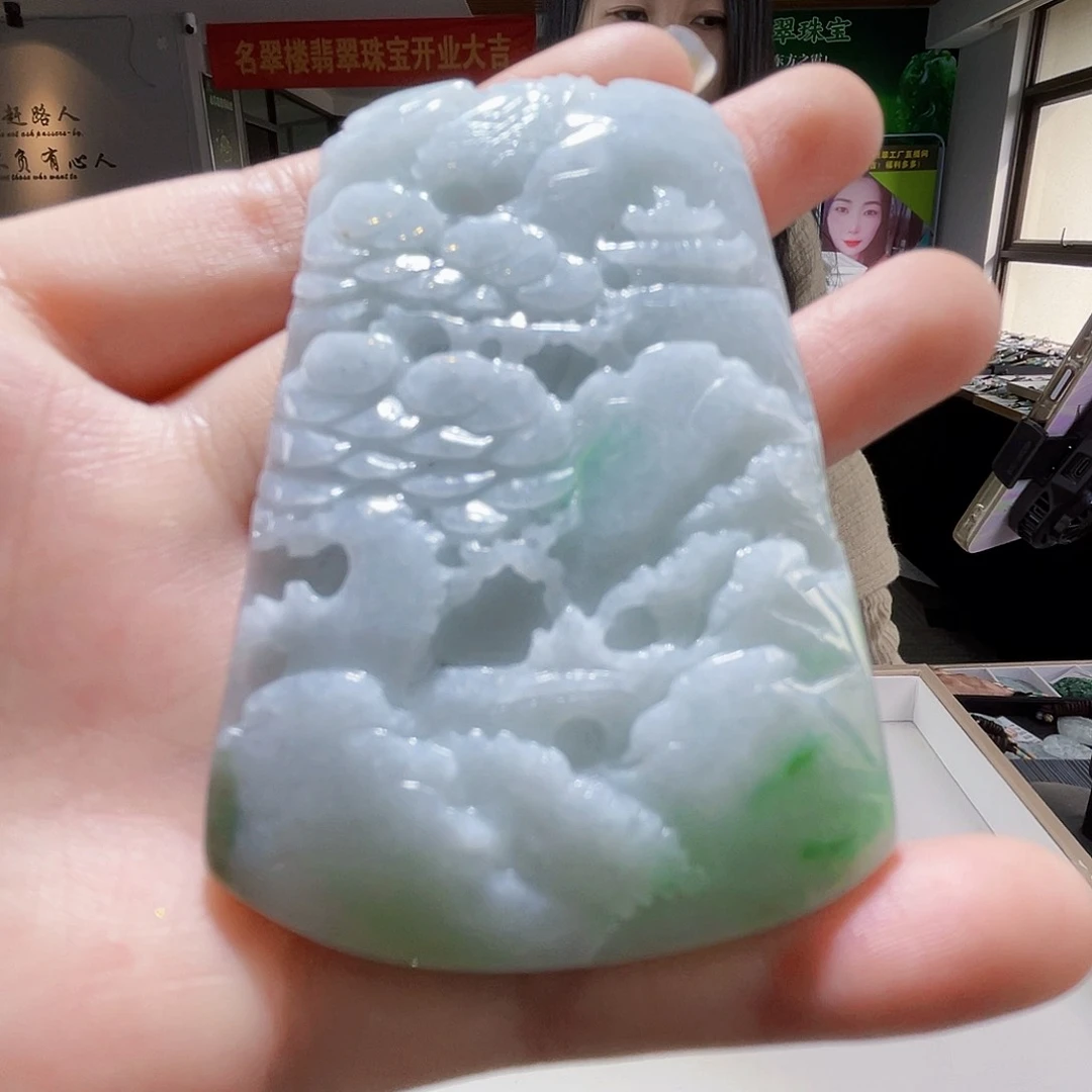 颈饰未镶嵌翡翠翡翠