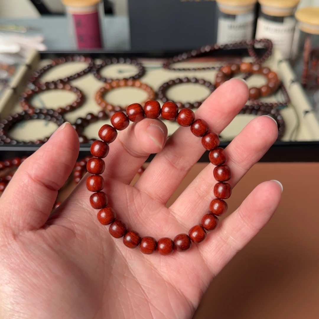 檀香紫檀（小叶紫檀）手串/手链小叶紫檀8*8.5