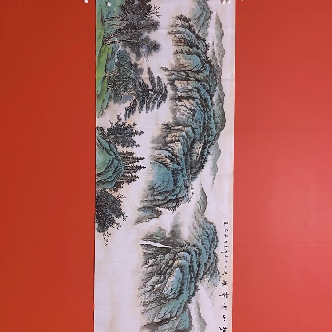 国画山水花鸟国画作品