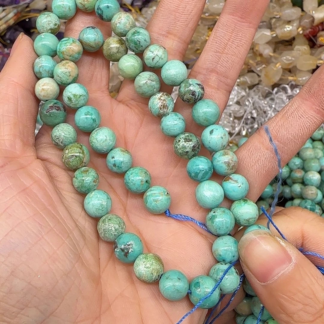 玛瑙/玉髓合金珠宝半成品秘鲁8mm一条