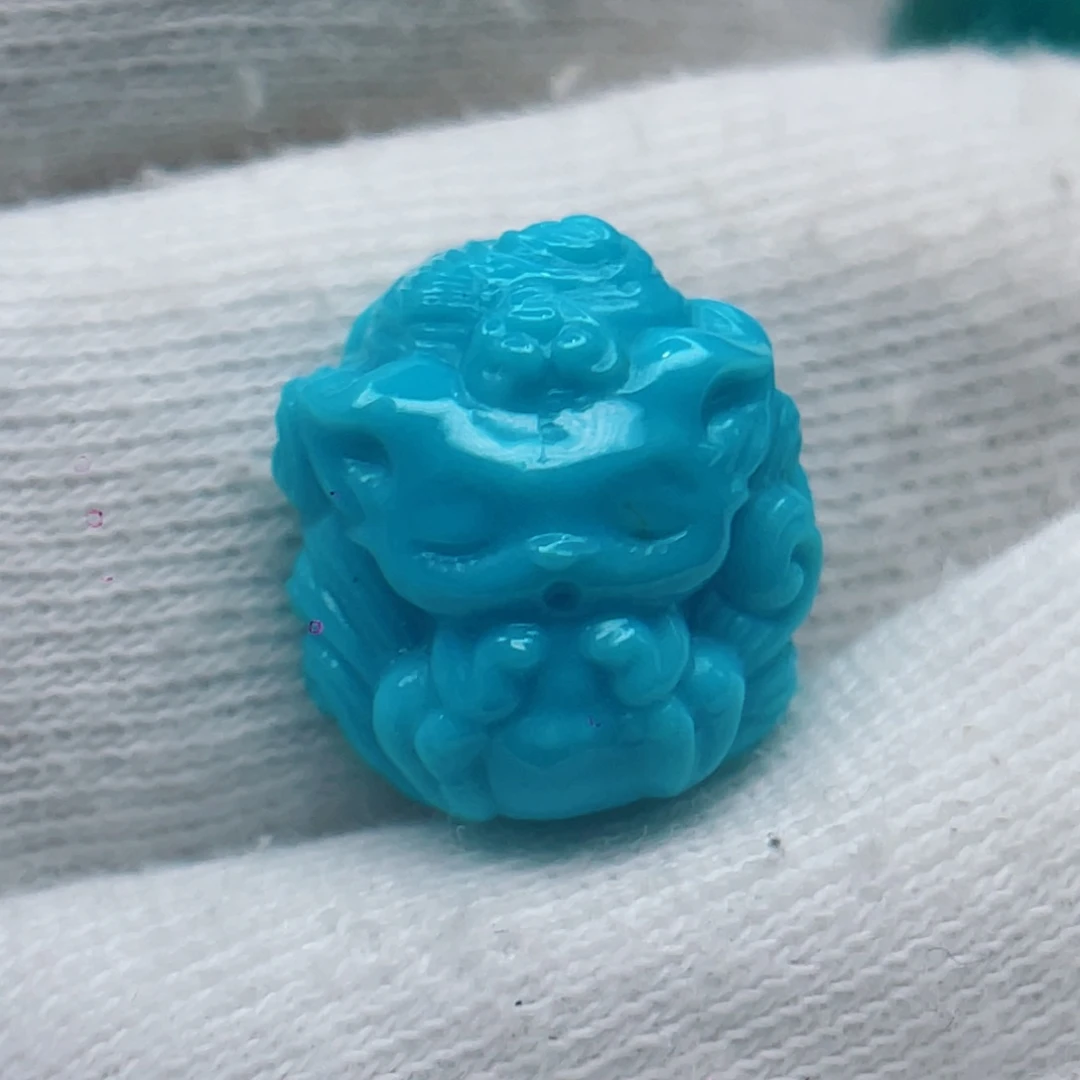 绿松石未镶嵌颈饰卡12.3-13.2-9.6