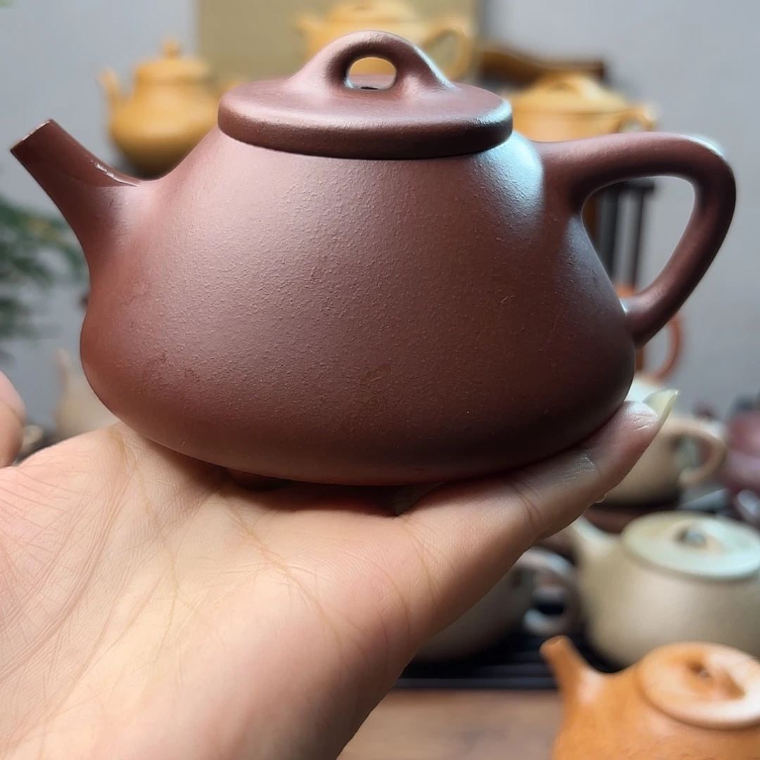 紫砂茶壶龙血砂子冶210cc