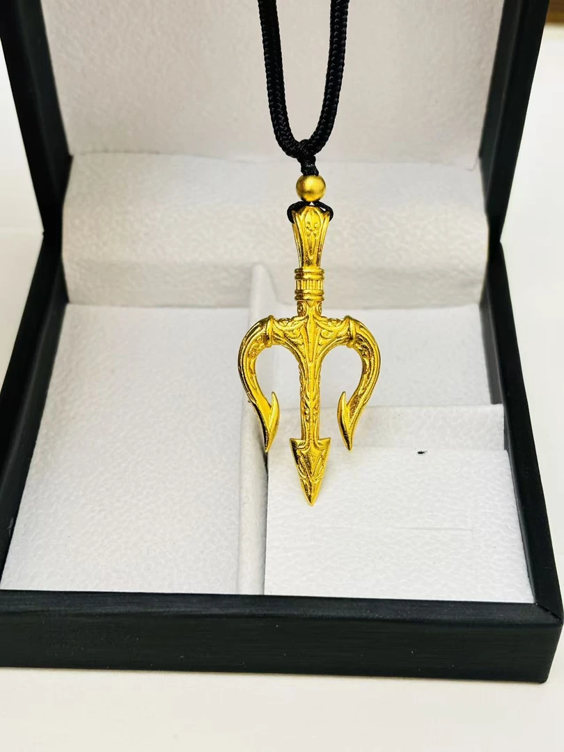 合金吊坠 合金吊坠时尚精致设计三叉戟古法工艺男女时尚吊坠