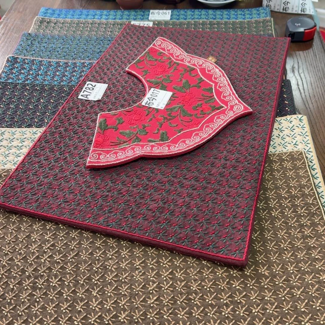 可***儿刺绣782017一套红色系