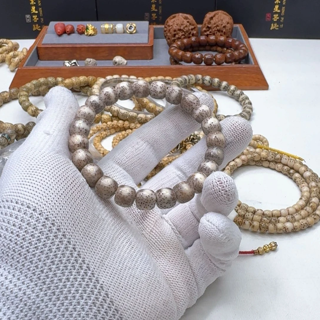 星月菩提手串34梵天糯冰大眼睛10左右桶单圈