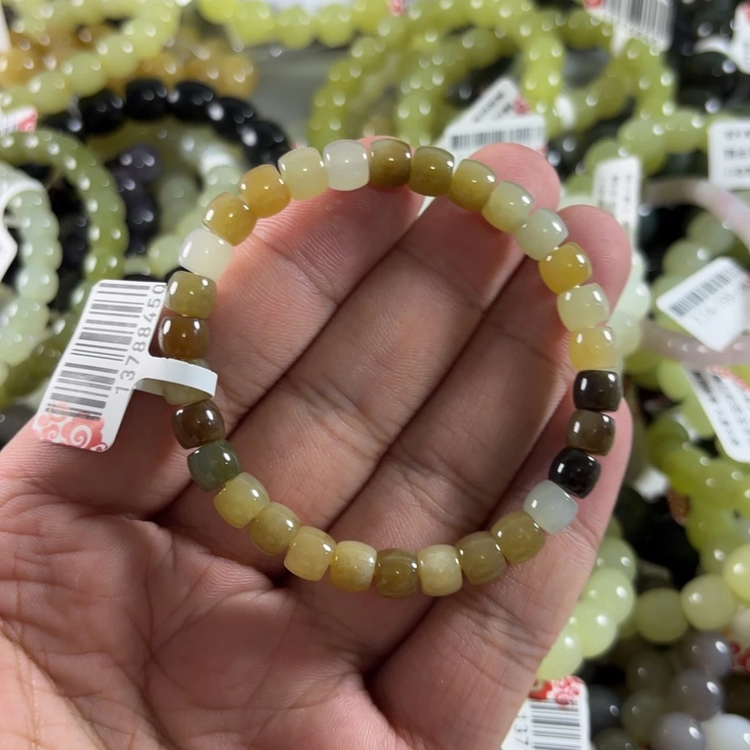 和田玉未镶嵌手链88