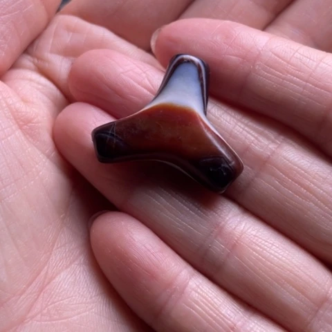 玛瑙吊坠未镶嵌7⃣️***玛瑙三通