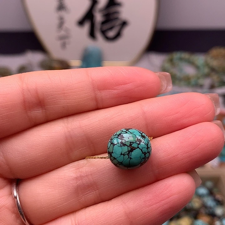 绿松石未镶嵌扣子