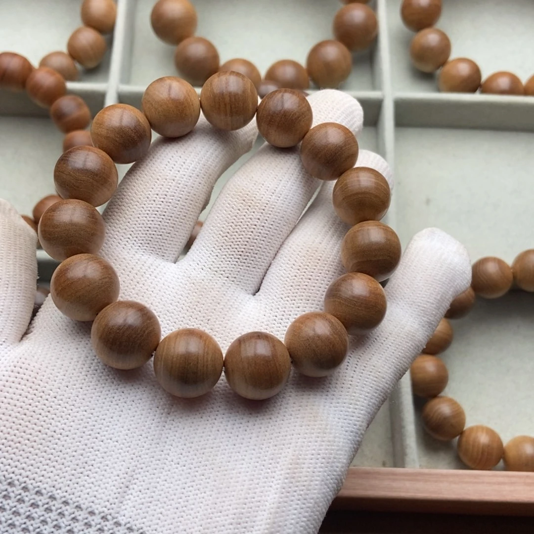 福***信檀香木手串/手链1.5老山檀香黑肉奶香手串