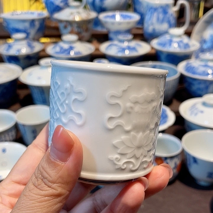 八宝雕刻不退不换主人杯