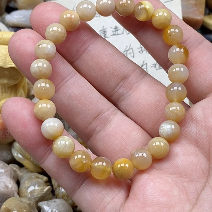 颈饰未镶嵌硅化珊瑚（珊瑚玉）