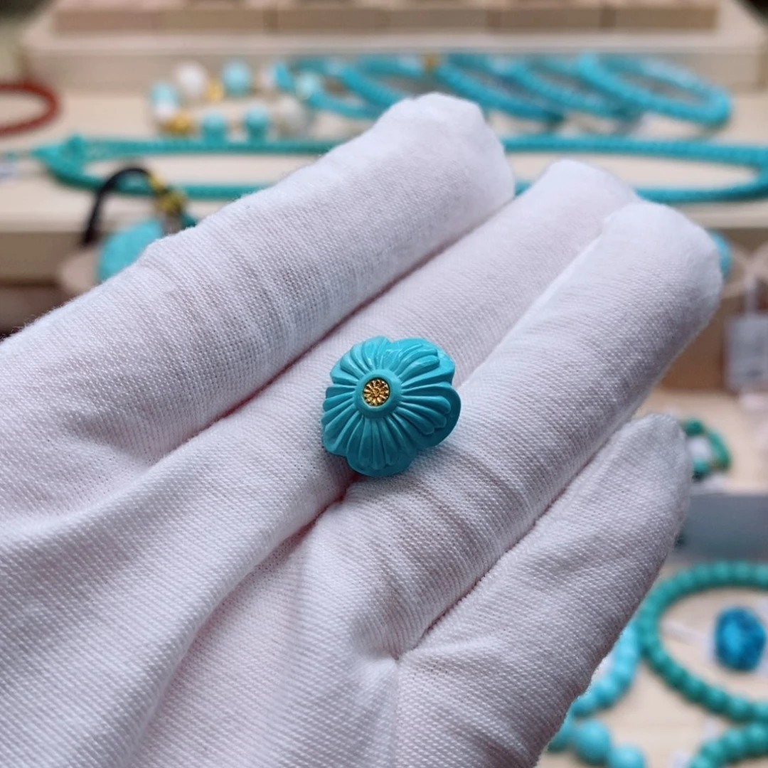 绿松石珠宝奇石未镶嵌