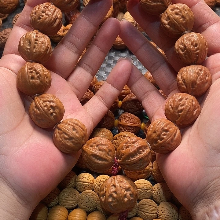 文玩核桃手串粗筋