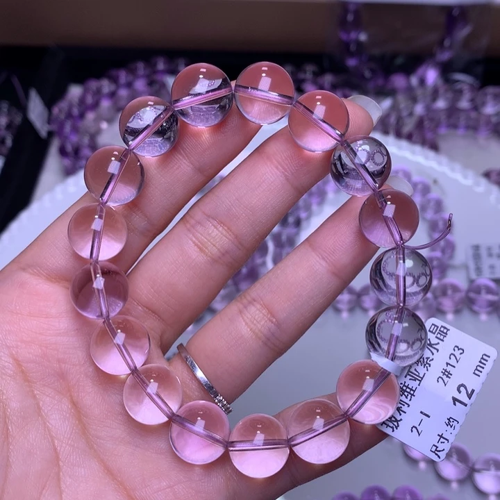 紫晶手链未镶嵌净体玻利维亚