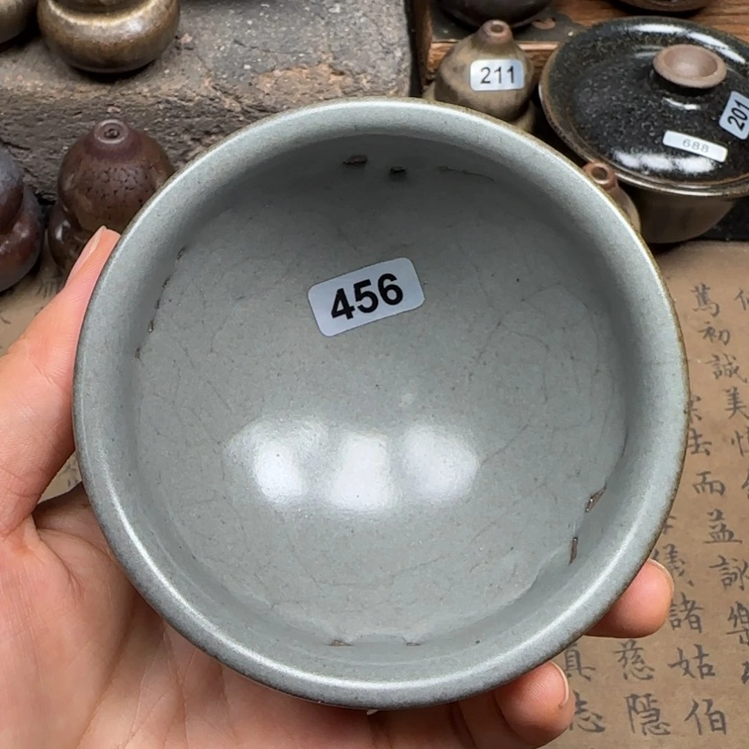 茶盏龙窑柴烧原矿原釉456