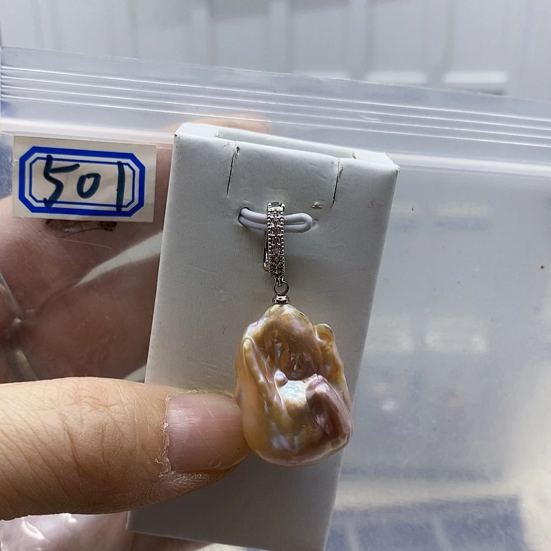 颈饰合金淡水珍珠