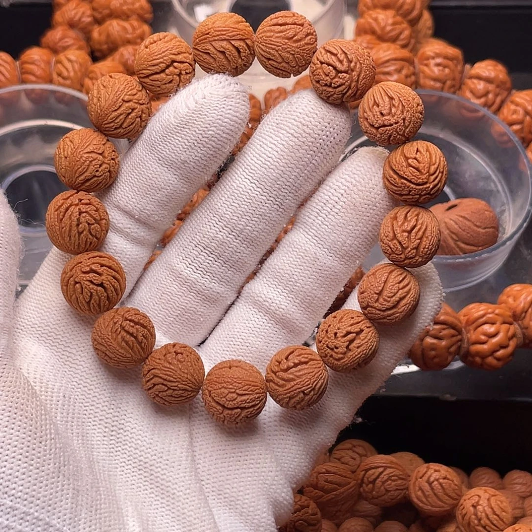 桃核手串绣球手串1.4+