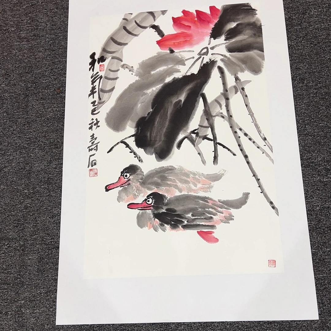 国画寿石精品花鸟