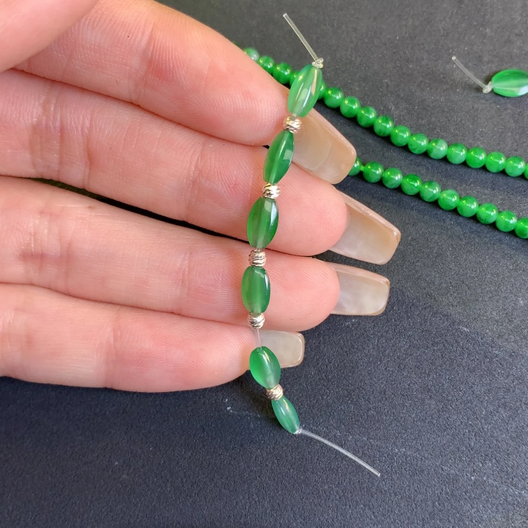 翡翠裸石翡翠翡翠6.99-3.9-2