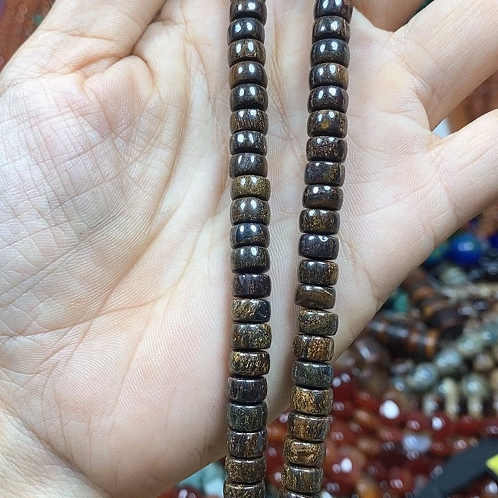 玛瑙/玉髓未镶嵌珠宝半成品古铜隔片卡7mm