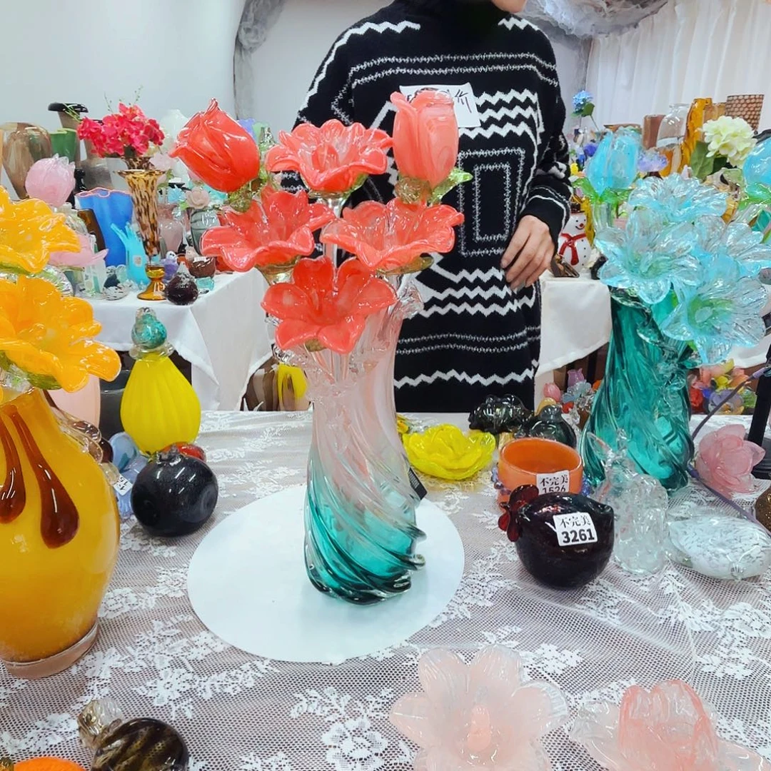 福利琉璃花瓶花器艺术品