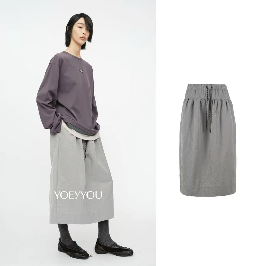 YOEYYOU 抽皱量感半裙