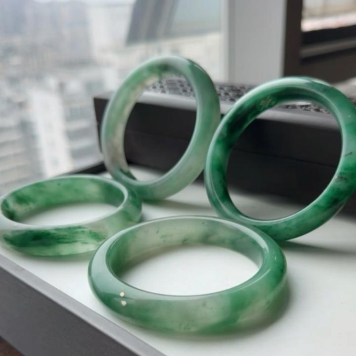 纯天然非洲翠手镯(颜色纹路多样发货)多样性发货拍一发一