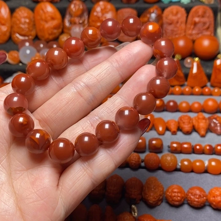 南红玛瑙未镶嵌珠宝半成品