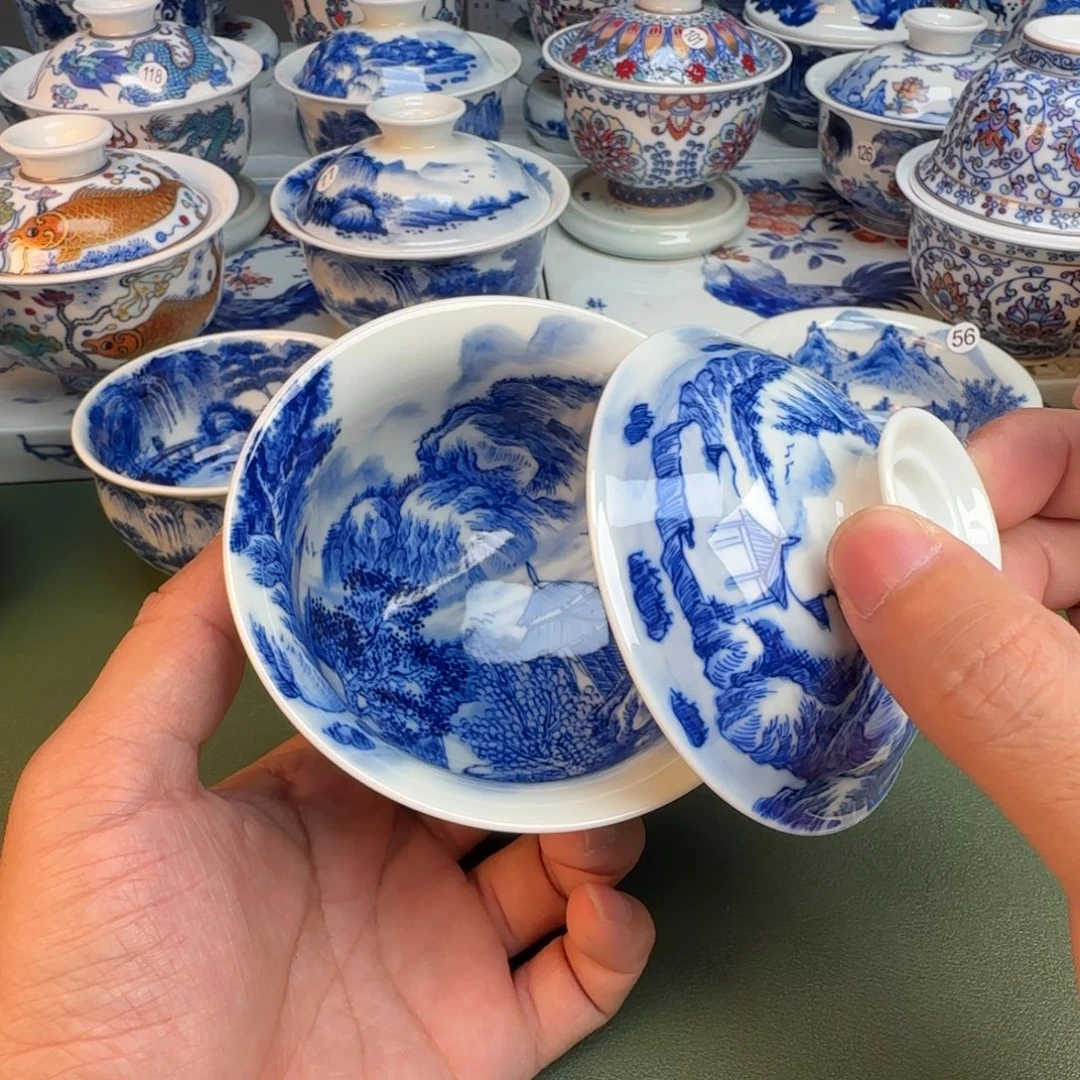 纯手工纯手绘茶具78