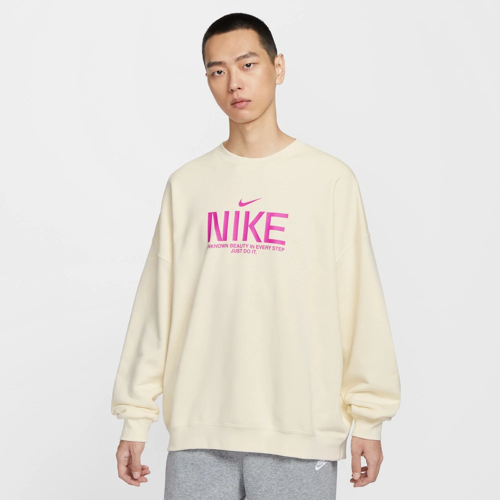 NIKE耐克男子AS M NK CLUB FT OS CREW GCEL针织卫衣IM9355-113