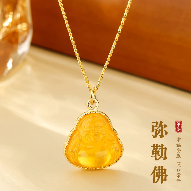 合金项链 气质高贵福禄转运锁骨链